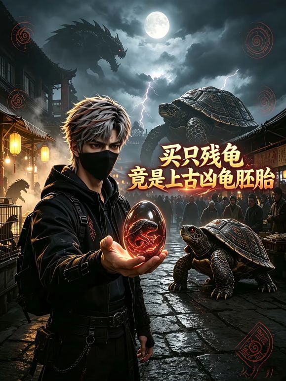 买只残龟，竟是上古凶龟胚胎(全集)